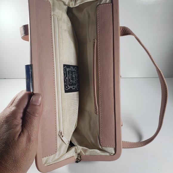 Vintage Cynthia Rawley Pink Blush Short Strap Purse - Picture 10 of 13